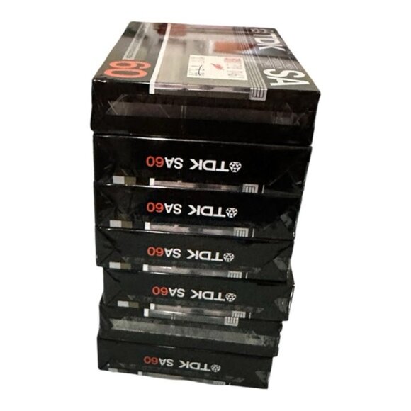 TDK SA 60 TYPE II Cassette Tapes Lot Of 7 - Picture 3 of 9